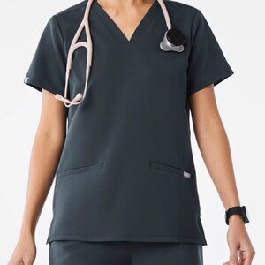 FIGs Dark Harbor Scrub Set - XS Casma Top and XSP Livingston Pants